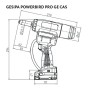 Заклёпочник GESIPA POWERBIRD PRO GOLD EDITION CAS