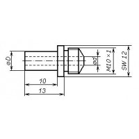 Насадка Gesipa V-16/32, 10 мм.