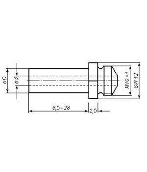 Насадка Gesipa 17/36 SL28 мм.