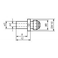 Насадка Gesipa V-10/29, 9 мм.